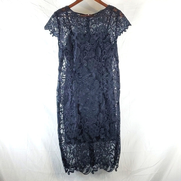 NWT Patra Venice Navy Lace Dress - Picture 2 of 10